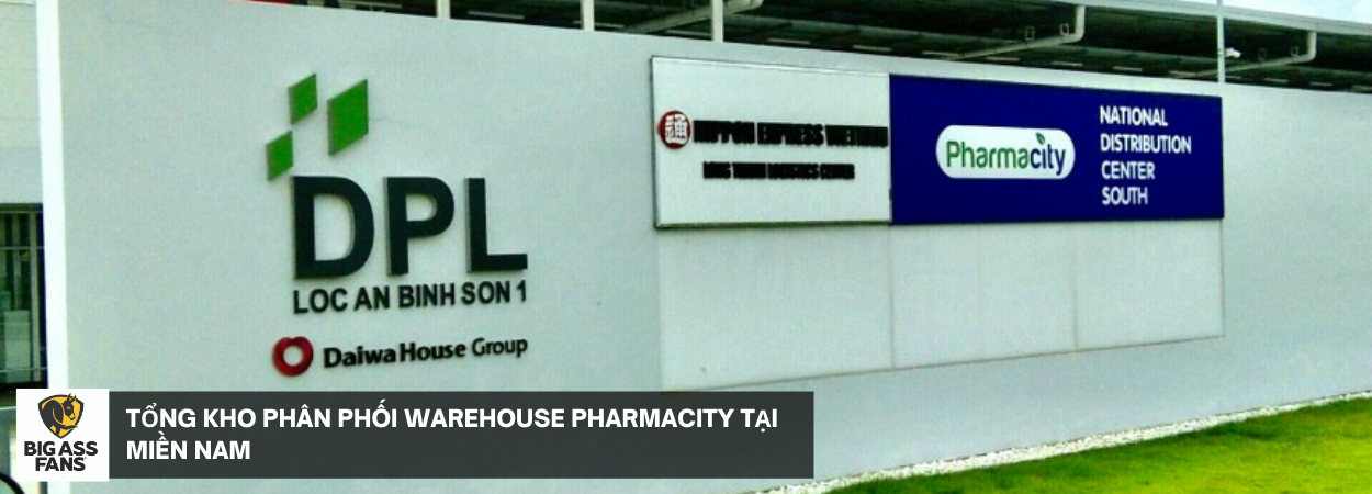 Tổng kho phân phối warehouse PharmaCity tại Miền Nam