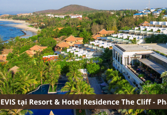 Quạt trần Nevis cho dự án Resort & Hotel Residence The Cliff - Phan Thiết